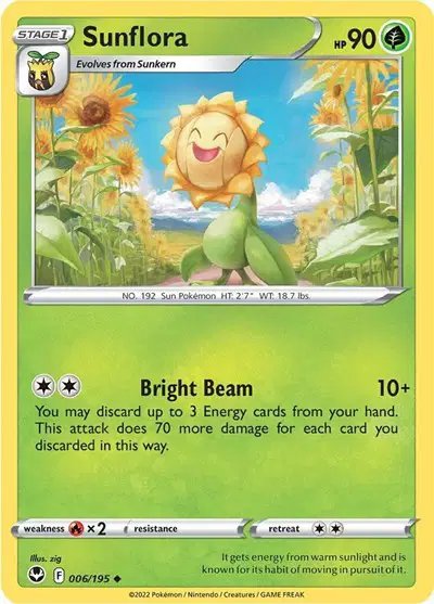 Sunflora — Silver Tempest 006/195