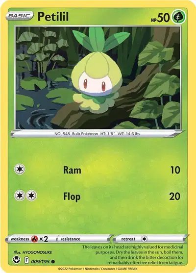 Petilil — Silver Tempest 009/195