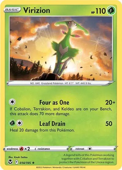 Virizion — Silver Tempest 014/195