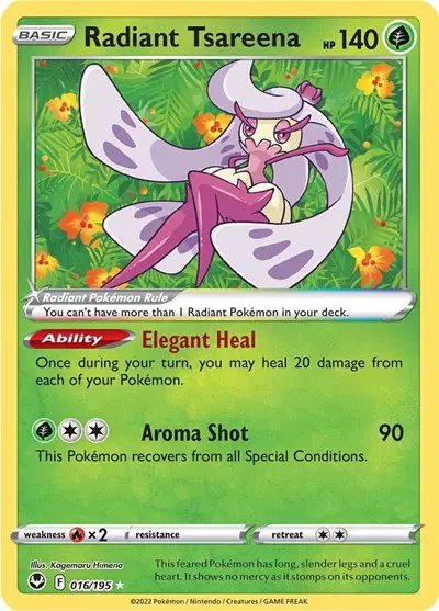 Radiant Tsareena — Silver Tempest 016/195