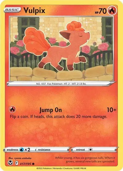 Vulpix — Silver Tempest 017/195