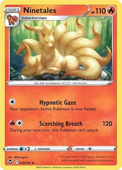 Ninetales — Silver Tempest 018/195