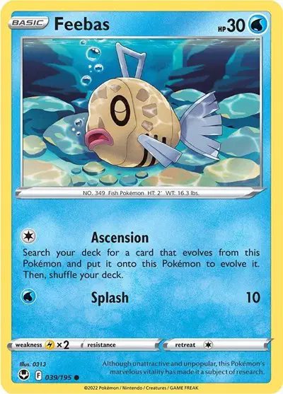 Feebas — Silver Tempest 039/195