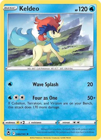 Keldeo — Silver Tempest 046/195
