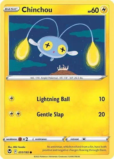 Chinchou — Silver Tempest 051/195