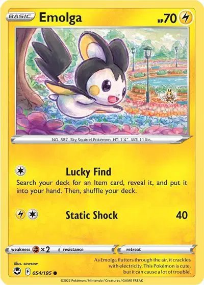 Emolga — Silver Tempest 054/195