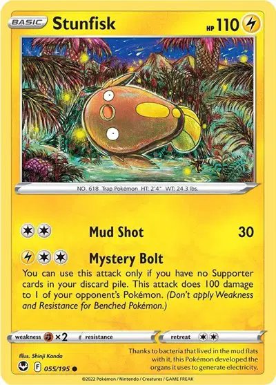 Stunfisk — Silver Tempest 055/195
