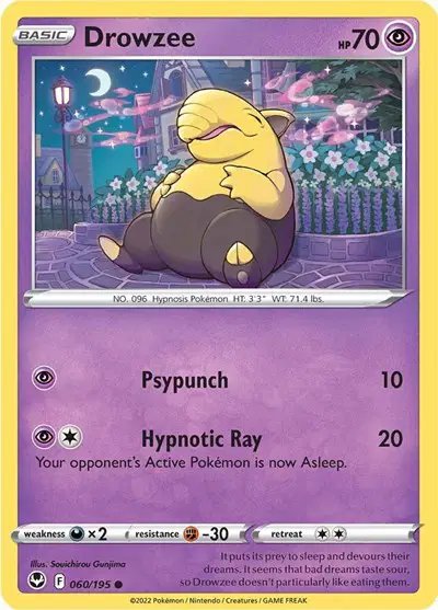 Drowzee — Silver Tempest 060/195