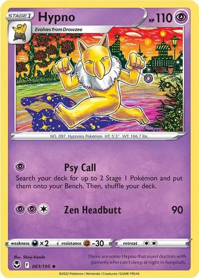 Hypno — Silver Tempest 061/195