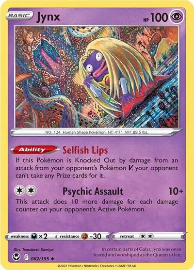 Jynx — Silver Tempest 062/195