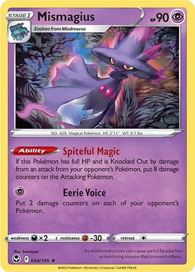 Mismagius — Silver Tempest 064/195