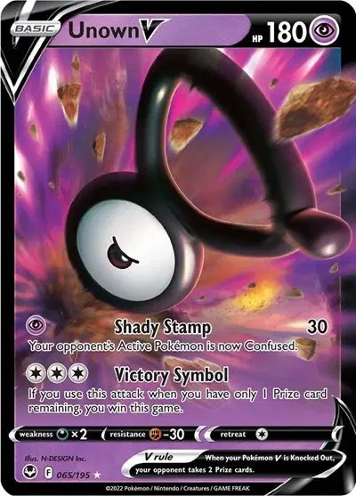 Unown V — Silver Tempest 065/195