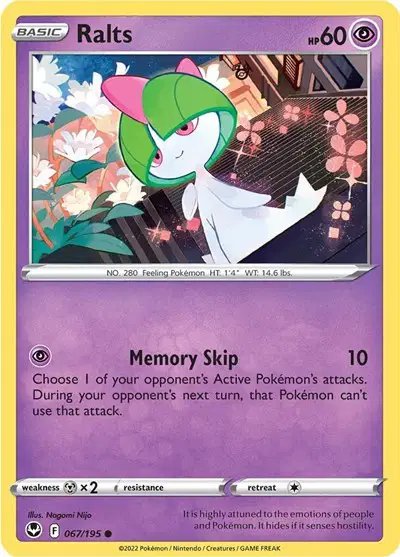 Ralts — Silver Tempest 067/195