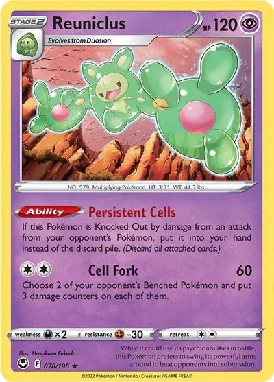 Reuniclus — Silver Tempest 078/195