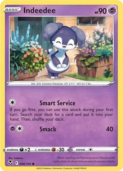 Indeedee — Silver Tempest 086/195