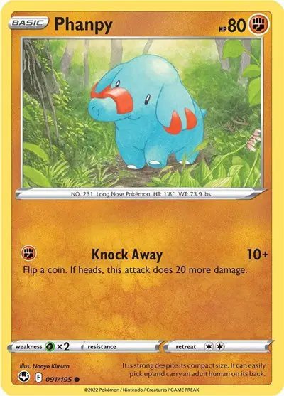 Phanpy — Silver Tempest 091/195