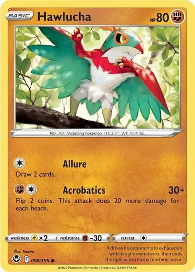 Hawlucha — Silver Tempest 098/195