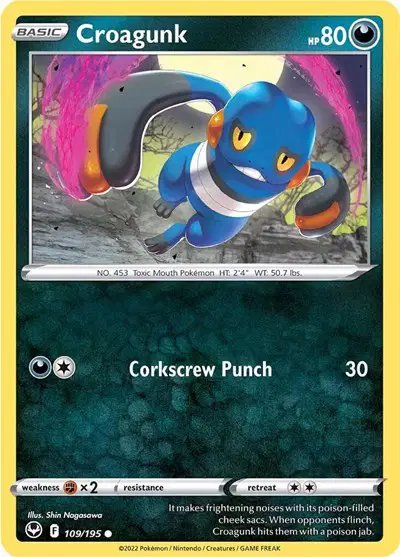 Croagunk — Silver Tempest 109/195