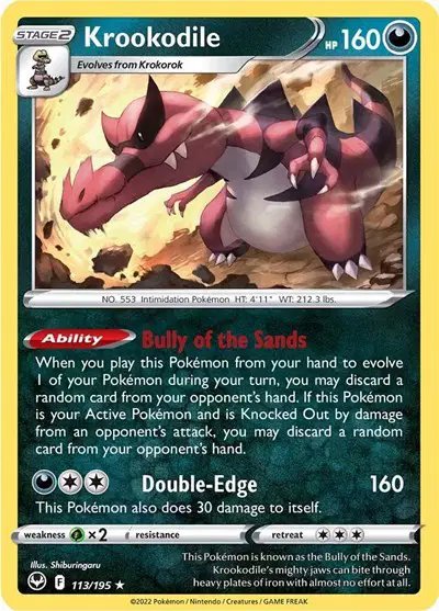 Krookodile — Silver Tempest 113/195