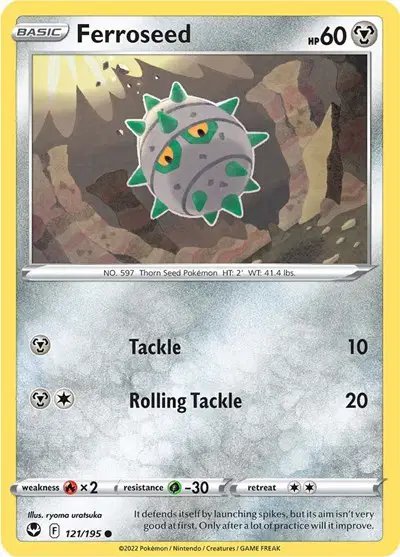 Ferroseed — Silver Tempest 121/195