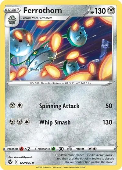 Ferrothorn — Silver Tempest 122/195