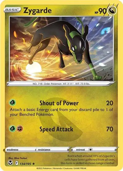 Zygarde — Silver Tempest 134/195