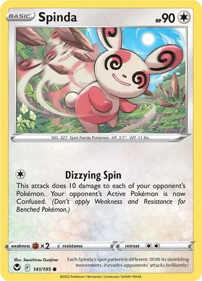 Spinda — Silver Tempest 141/195