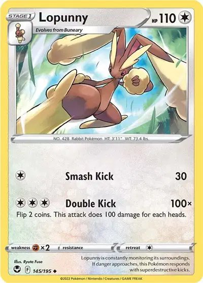 Lopunny — Silver Tempest 145/195