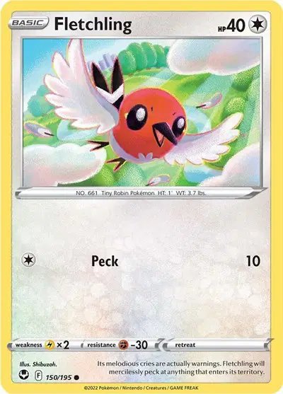 Fletchling — Silver Tempest 150/195