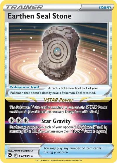 Earthen Seal Stone — Silver Tempest 154/195