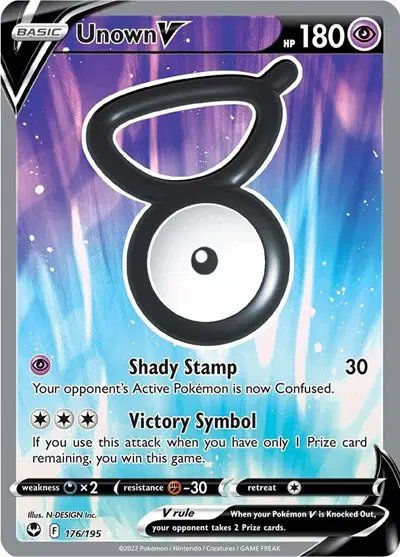 Unown V — Silver Tempest 176/195