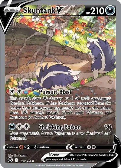 Skuntank V (Alternate Full Art) — Silver Tempest 181/195
