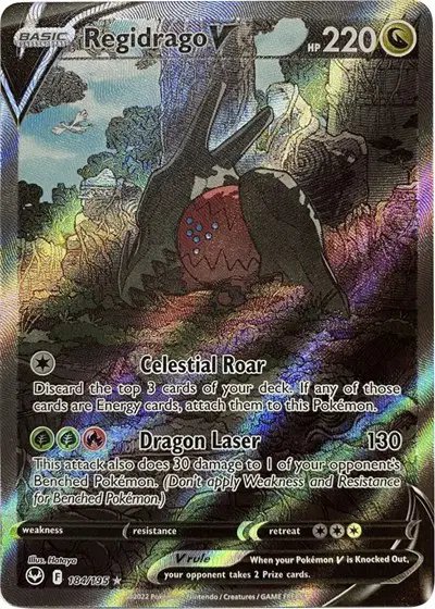 Regidrago V (Alternate Art) — Silver Tempest 184/195