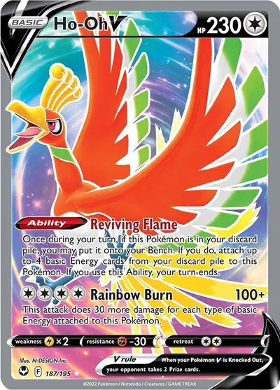 Ho-oh — Silver Tempest 187/195