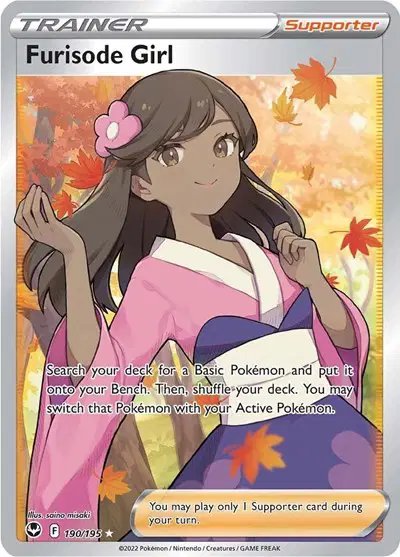 Furisode Girl (Full Art) — Silver Tempest 190/195