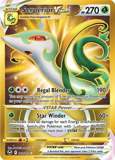 Serperior VSTAR (Secret) — Silver Tempest 210/195