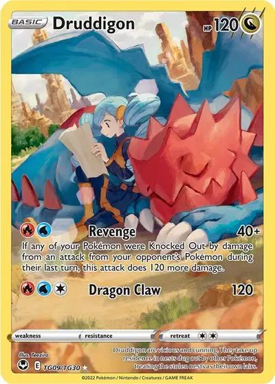 Druddigon — Silver Tempest Trainer Gallery TG09/TG30