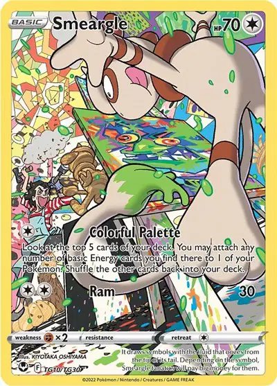 Smeargle — Silver Tempest Trainer Gallery TG10/TG30