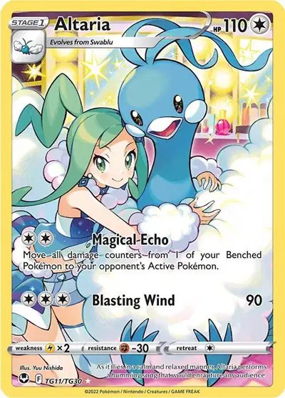 Altaria — Silver Tempest Trainer Gallery TG11/TG30