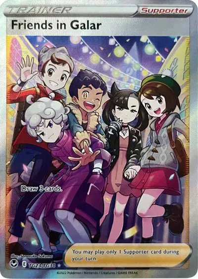 Friends in Galar — Silver Tempest Trainer Gallery TG23/TG30