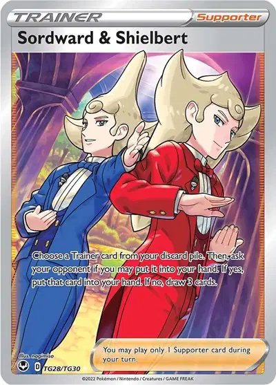Sordward & Shielbert — Silver Tempest Trainer Gallery TG28/TG30