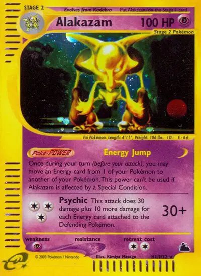 Alakazam (H1) — Skyridge H1