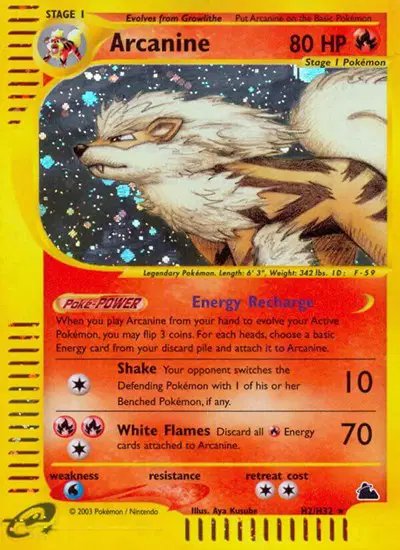 Arcanine (H2) — Skyridge H2