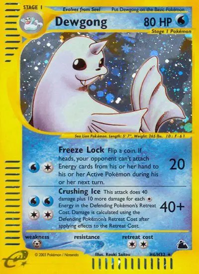 Dewgong (H6) — Skyridge H6