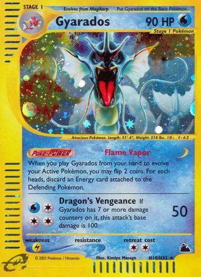 Gyarados (H10) — Skyridge H10