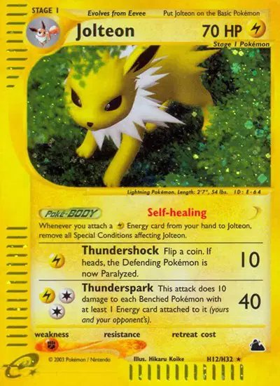 Jolteon (H12) — Skyridge H12