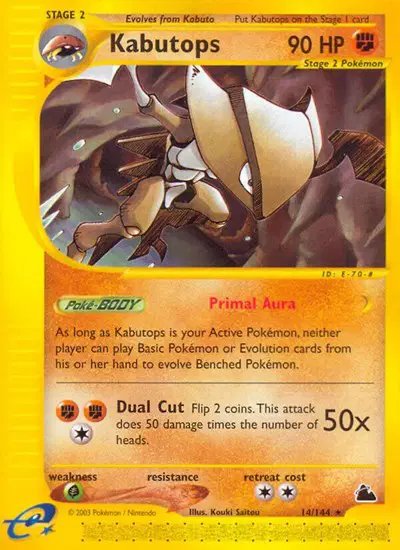 Kabutops (14) — Skyridge 14