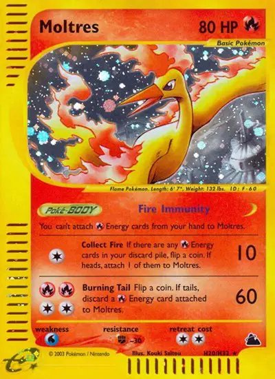 Moltres (H20) — Skyridge H20