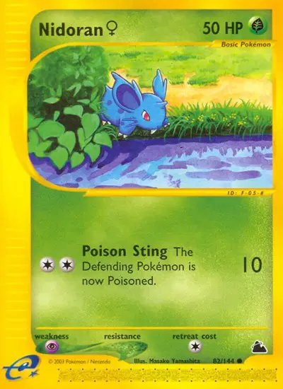 Nidoran F (82) — Skyridge 82