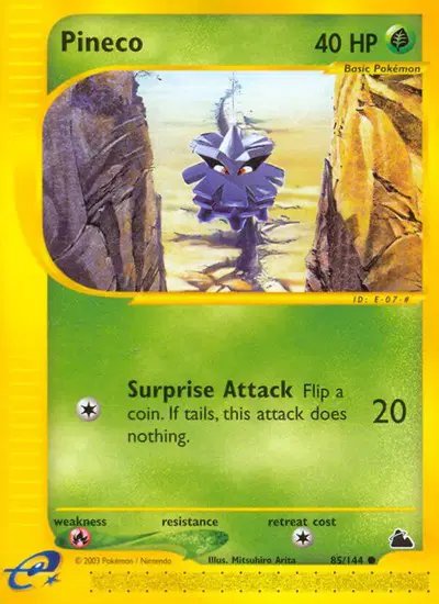Pineco (85) — Skyridge 85